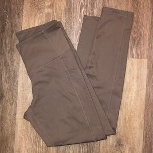 Z by Zella High Waisted Tan Leggings with Pockets